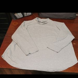 Ava & Viv Pullover Heathered Grey Shirt - Size 4X - NWOT